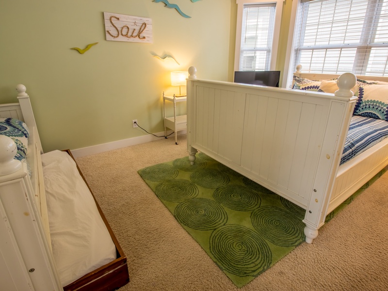Second Level | Bedroom 2: Full | Twin/Twin Trundle | Attached Fu