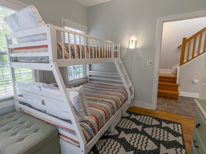 Main Level | Bedroom 1 | Twin Over Full Bunkbed