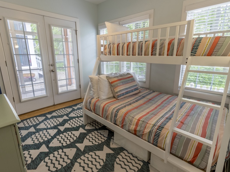 Main Level | Bedroom 1 | Twin Over Full Bunkbed