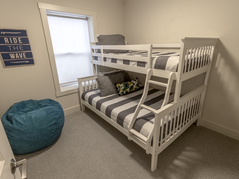 Basement Level | Bedroom 5 Twin Over Full Bunk Bed