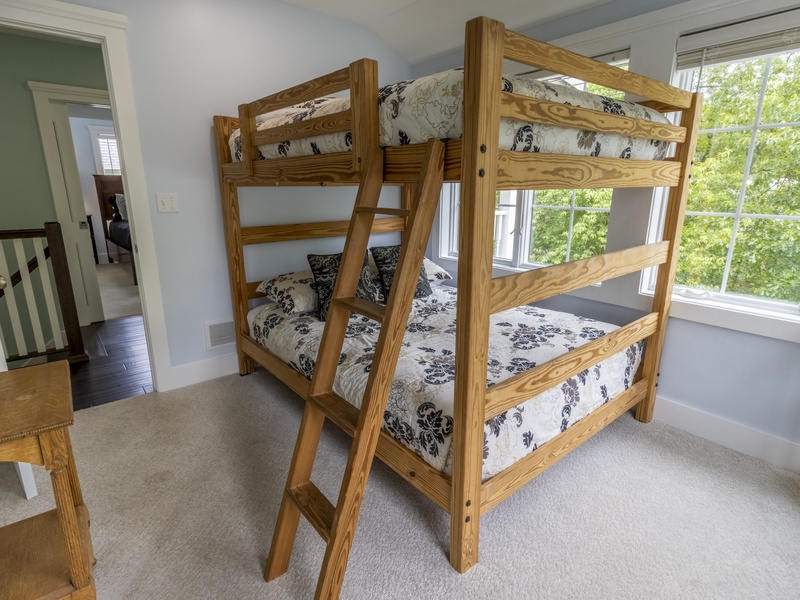 Second Level | Bedroom 2 | Queen Over Queen | Attached Bath