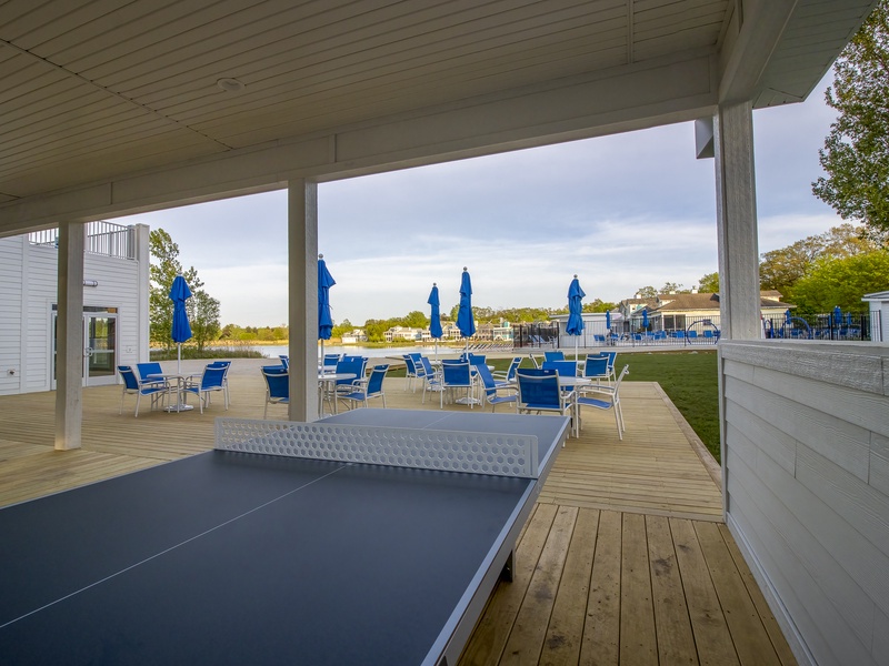 Ping Pong at the Clubhouse