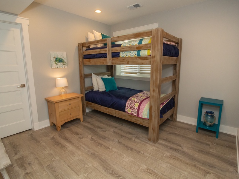 Basement | Bedroom 5: Twin over Twin Bunk Bed