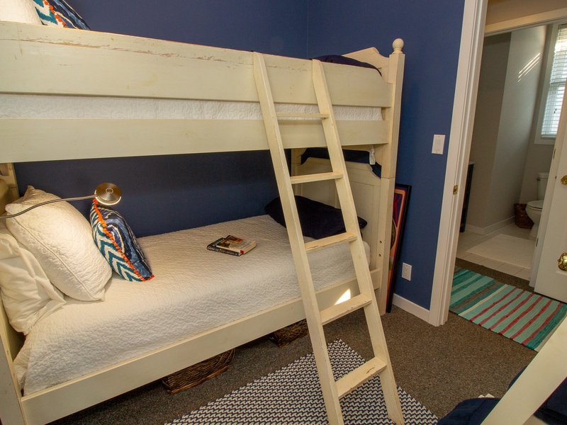 Second Level | Bedroom 3 | Two Twin over Twin Bunk Beds