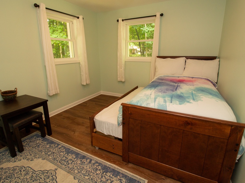 Main Level | Bedroom 1 | Twin Bed with Twin Trundle
