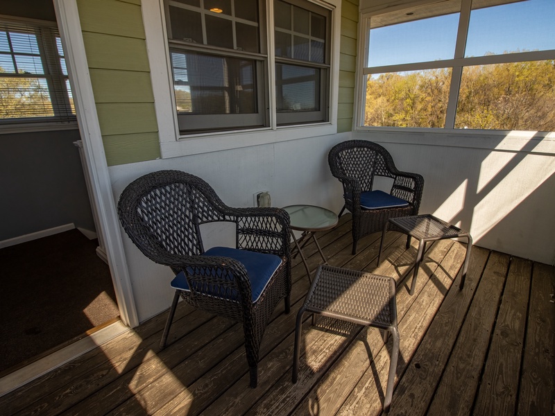 Crows Nest with seating for two