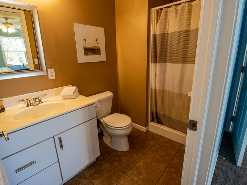Second Level | Bath 3 | Attached to Bedroom 5 with Walk in Showe