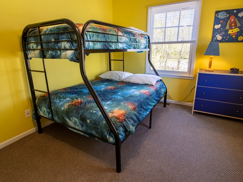 Second Level | Bedroom 9 | Twin over Full Bunk Bed