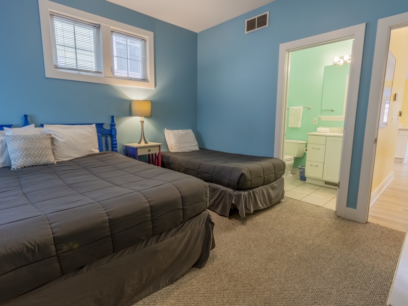 Main Level | Bedroom 2 | King | Twin | Attached Bath