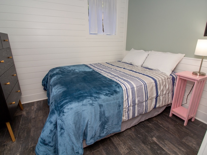 Basement queen bedroom