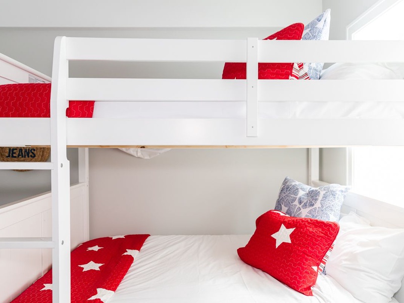 Basement | Bedroom 7 |One Twin over Twin Bunk Beds