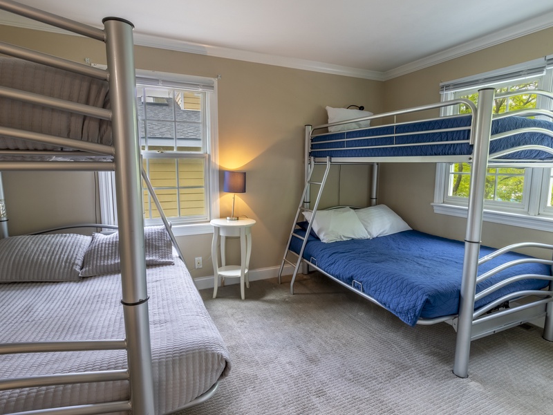 Second Level | Bedroom 4 | 2 Twin Over Full Bunk Beds