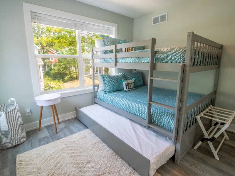 Second Level |  Bedroom 3 | Full Over Full Bunkbed With Twin Tru