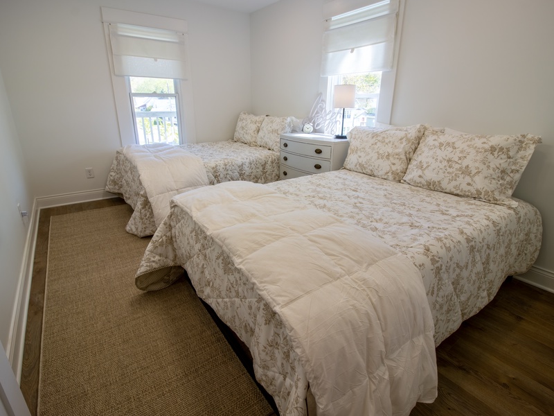 Second Level | Bedroom 1 | Two Full Beds