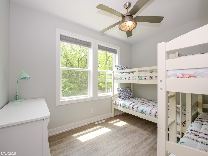 Second Level | Bedroom 4 | Two Twin over Twin Bunk Beds
