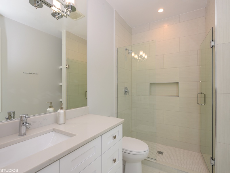 Second Level | Bath 1 | Attached to Bedroom 1 with Walk in Showe
