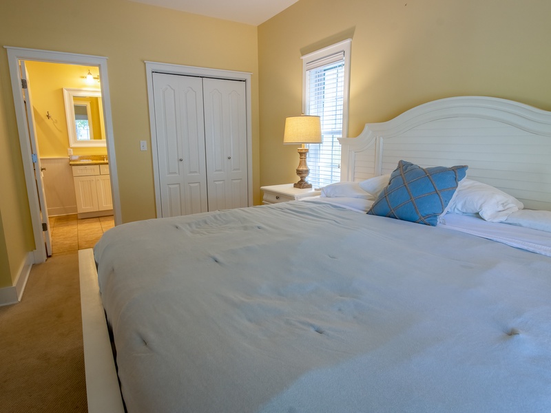 Main Level | Bedroom 1 | King | Attached Walk in Shower