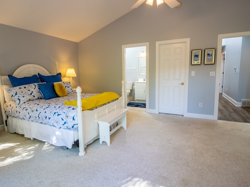 Second Level | Bedroom 2 | Queen | Attached Full Bath | Private 