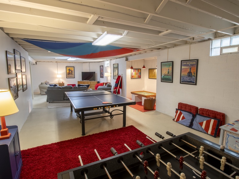 Basement | Recreation | Foosball | Ping Pong Table