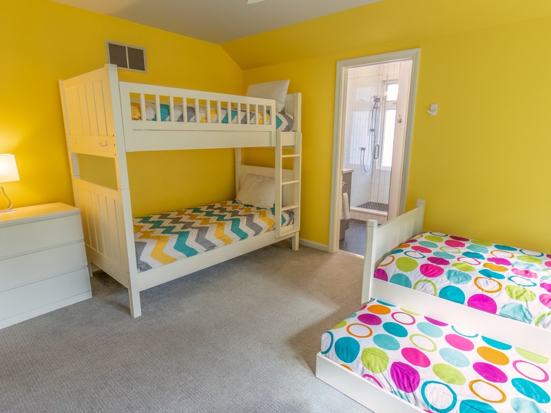 Second Level | Bedroom 3 | Twin over Twin Bunk | Twin Trundle