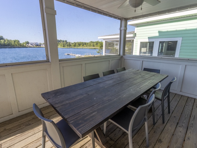 Outside Living | Screened in Porch Off Main Level