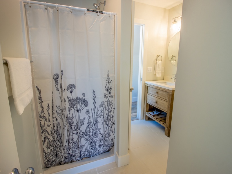 Main Level | Bedroom 1 |  Attached Walk in Bath | Hall Access