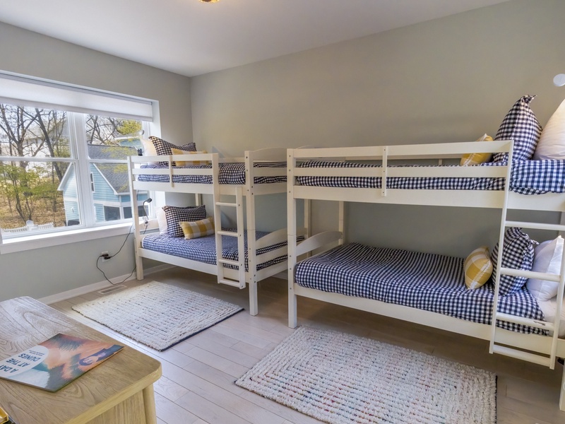 Second Level | Bedroom 4 | 2 Twin Over Twin Bunks