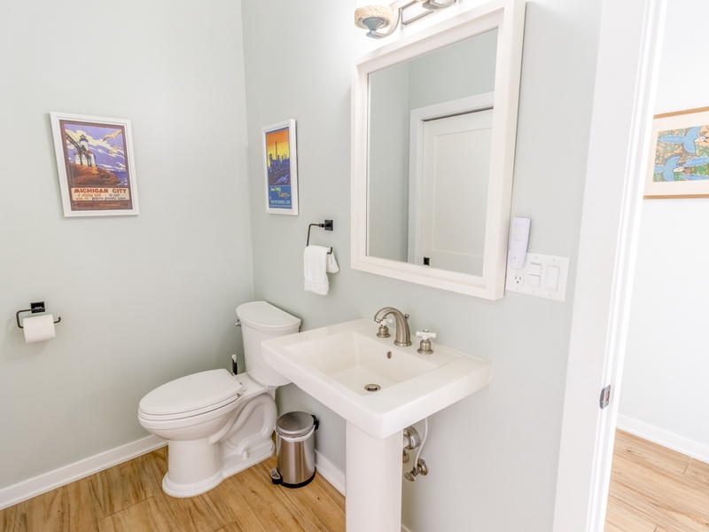 Main Level | Hall Powder Room | Laundry