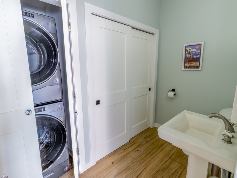 Main Level | Hall Powder Room | Laundry