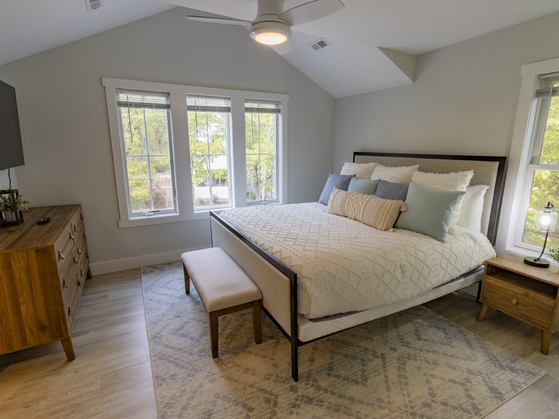 Second Level | Bedroom 4 | Queen | Attached 3/4 Bath