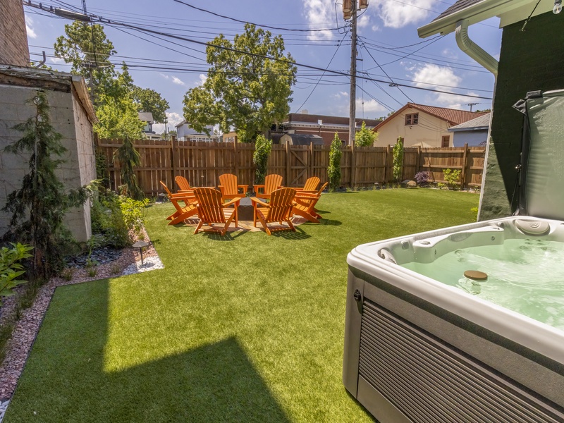 Backyard | Hot Tub | Fire Pit