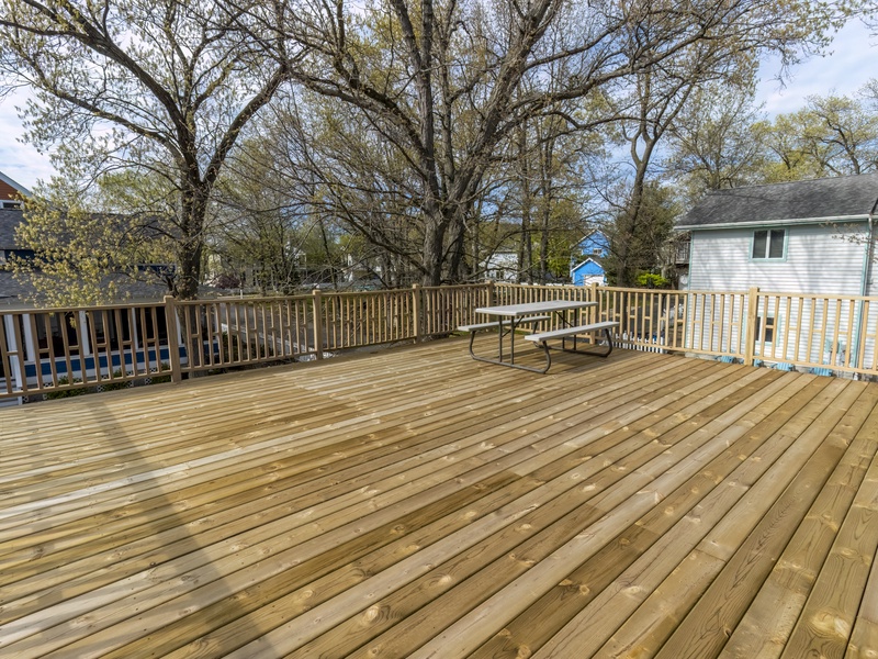 Above Garage Deck