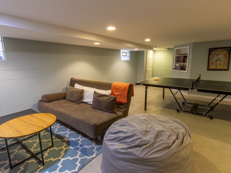 Basement | Ping Pong Table | Living Room 