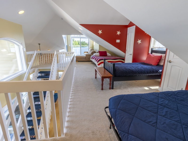 Second Level | Loft | Twin | Queen | Full | Bath