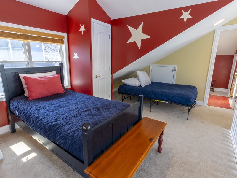 Second Level | Loft | Twin | Queen | Full | Bath
