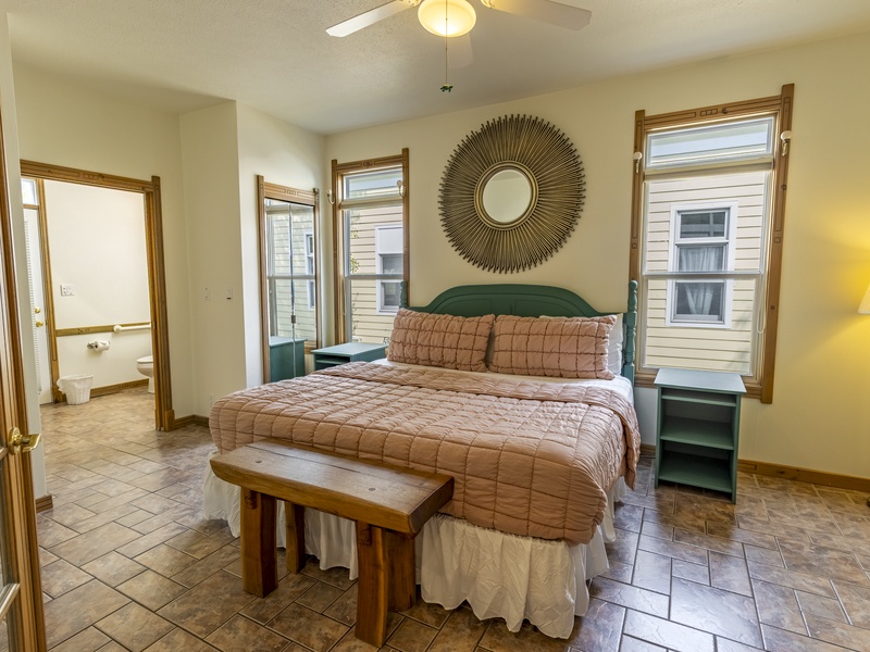 Main Level | Bedroom 1 | King | Attached Bath
