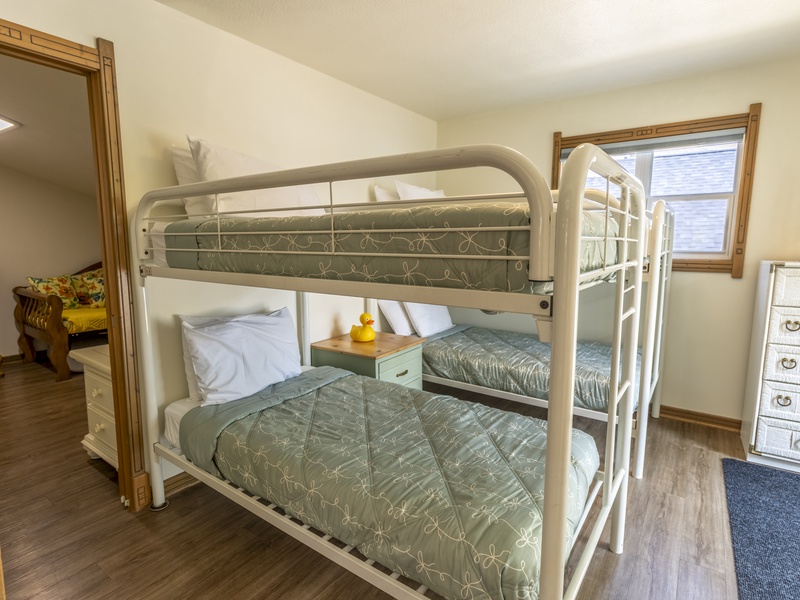 Second Level | Bedroom 4 | 2 Twin Bunks | Twin Trundle