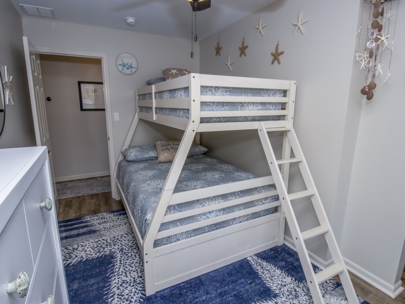 Second Level | Bedroom 6 | Twin over Full | Attached Bath