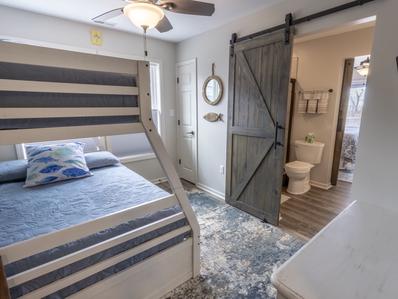 Second Level | Bedroom 3 | Twin over Full | Attached Bath
