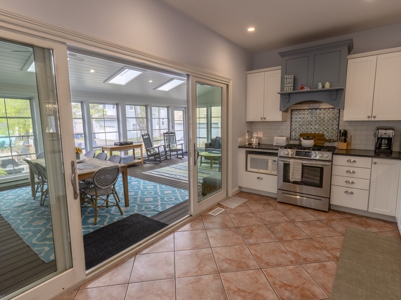 Main Level | Kitchen | Four Seasons Porch