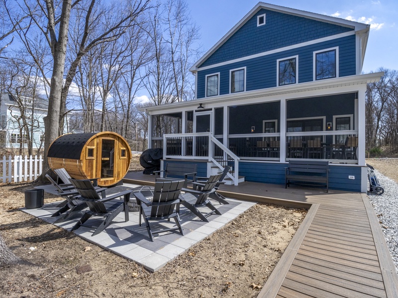 Back Patio | Fire Pit | Sauna