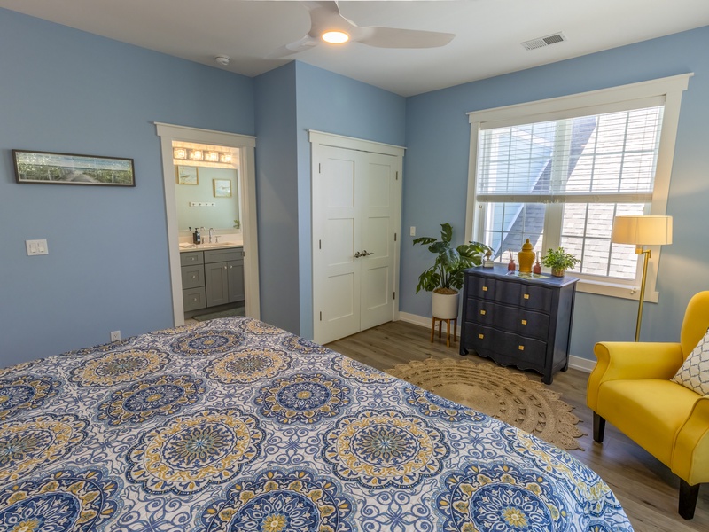 Second Level | Bedroom 2 | King | Attached Bath