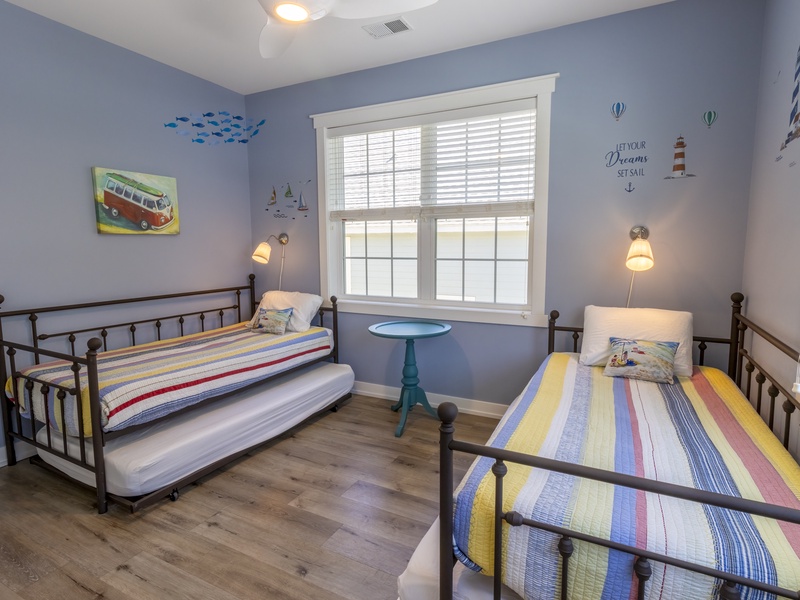Second Level | Bedroom 4 | Two Twins with Trundle