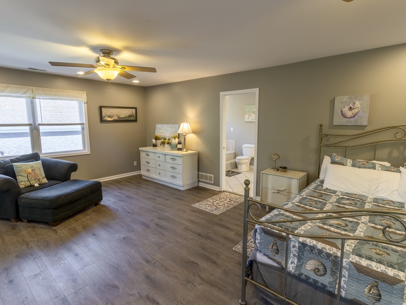 Second Floor | Bedroom 3 | King | Attached Bath