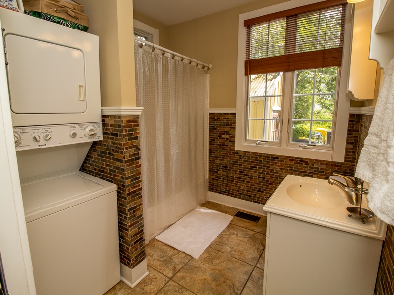 Main Level  | Bath 1 | Attached to Bedroom 1 with Laundry Room