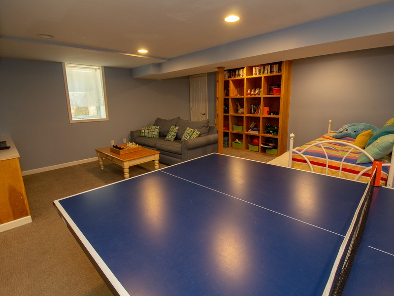 Basement | Rec Room with Ping Pong Table
