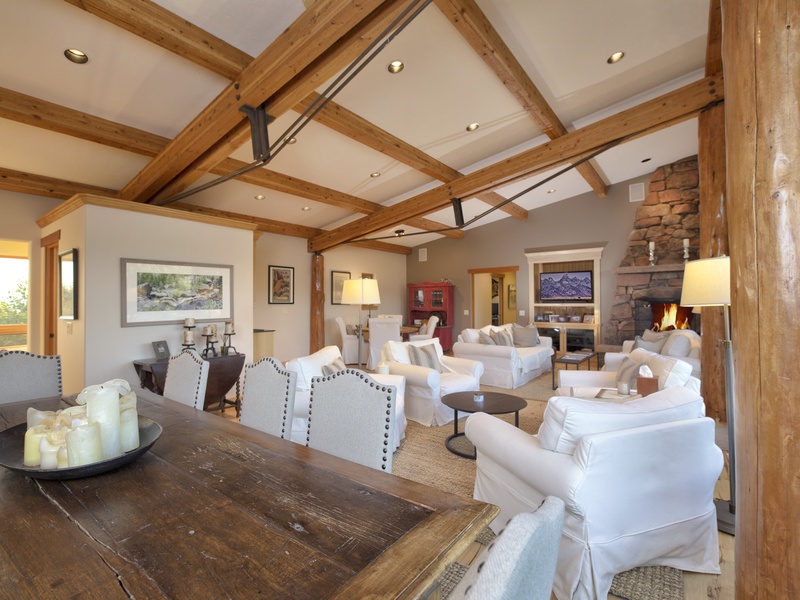 Living Room and Dining Table