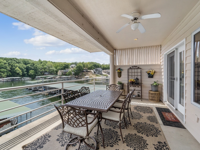 View from back deck