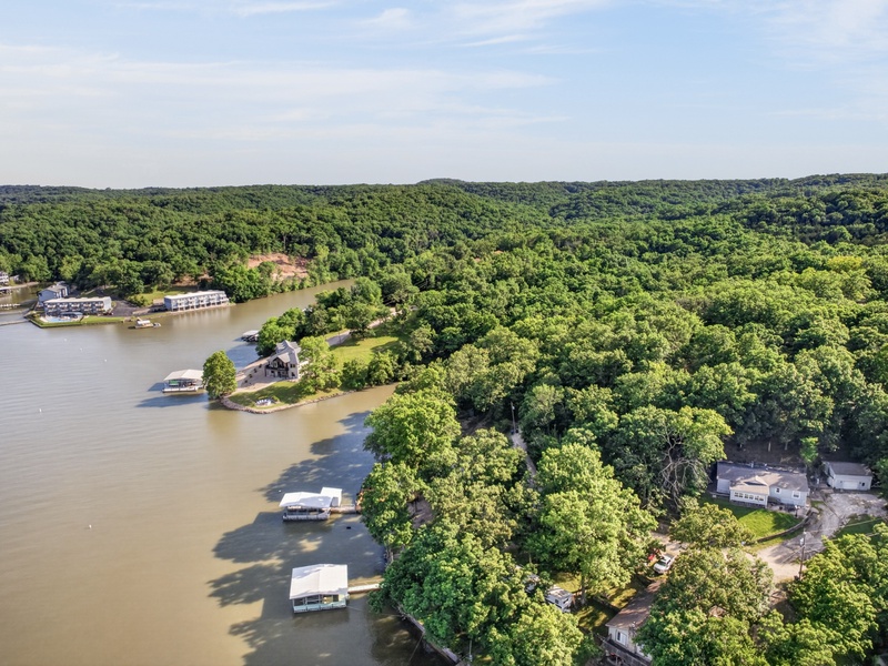 AERIAL VIEW OF THE AREA