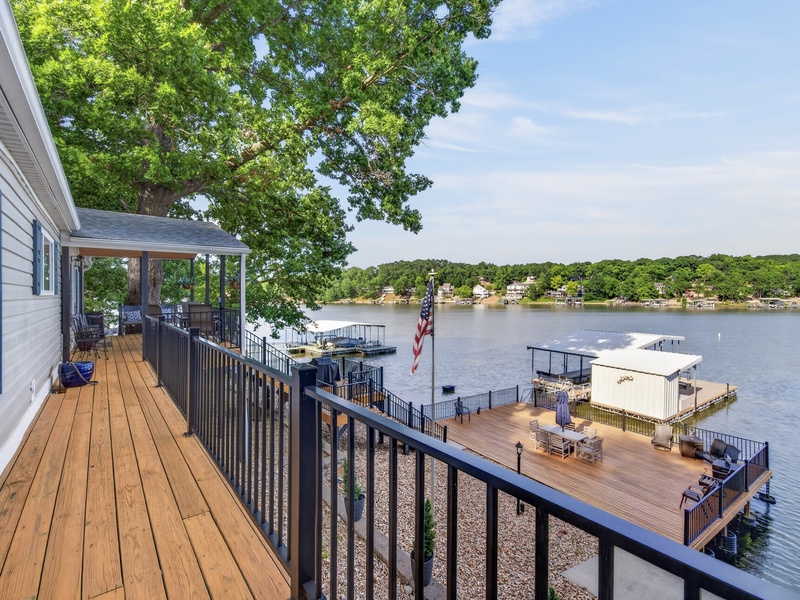 VIEW FROM BACK DECK